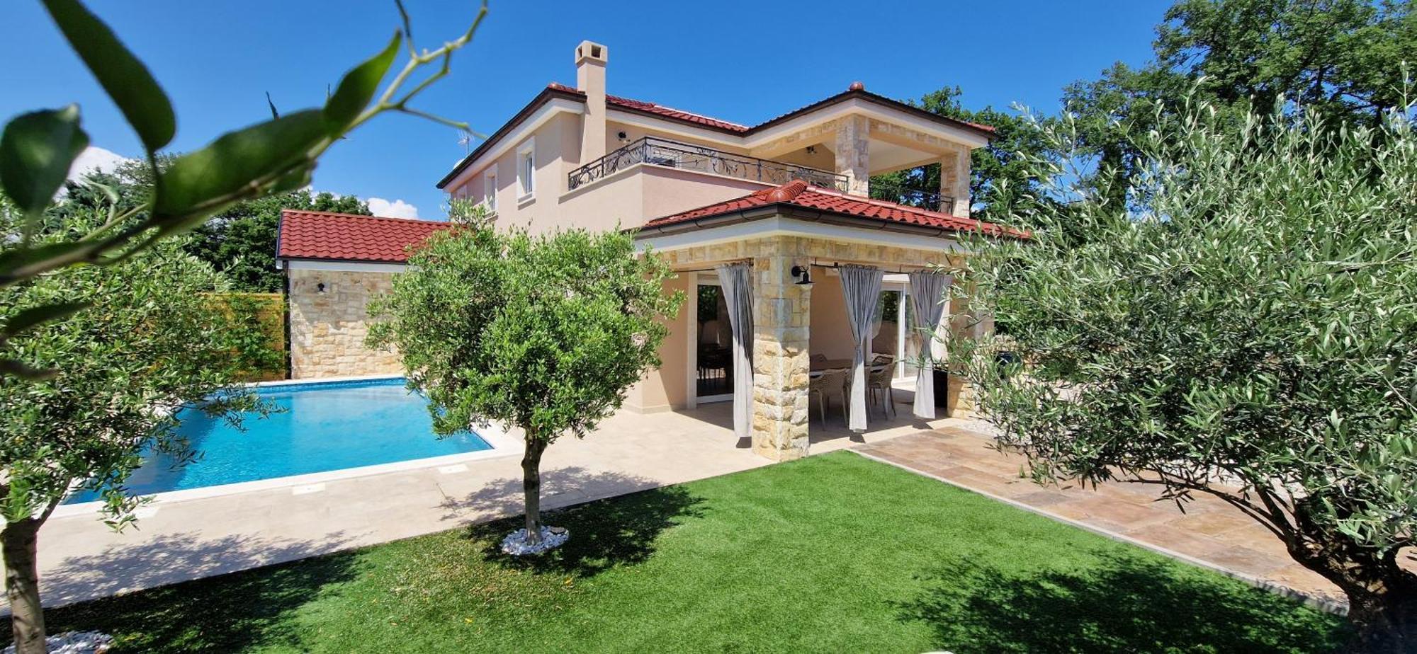 Villa Lukas&Ana S Bazenom,Djecjim Igralistem Pinezici  Exterior photo